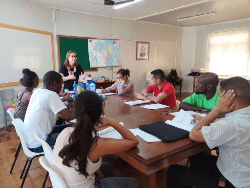 Tutator partners working with a community team